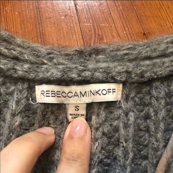 Rebecca Minkoff chunky slouchy knit sweater top - Picture 3 of 4